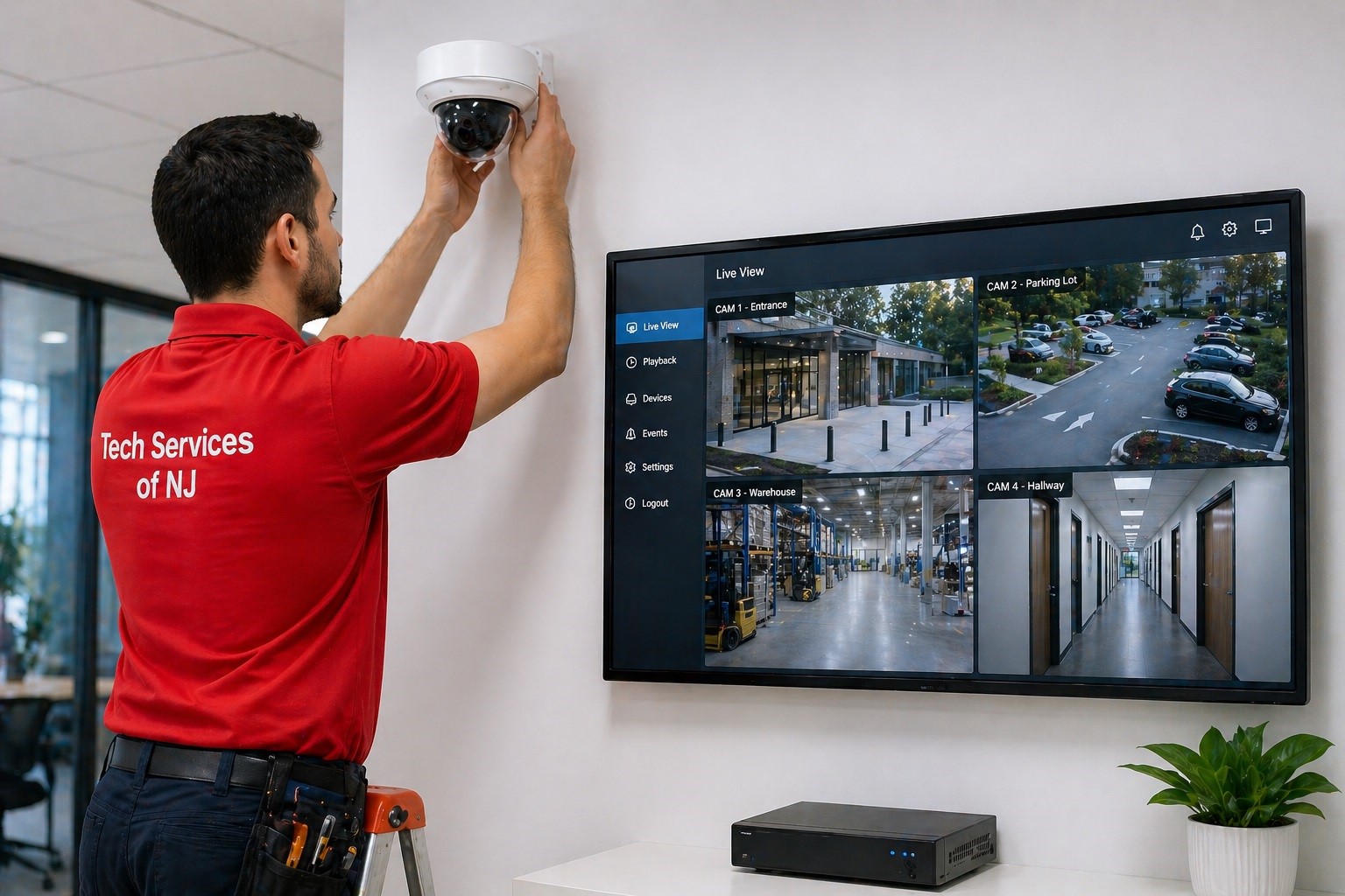 security camera system installation south plainfield nj